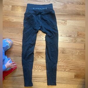 Gray Alphalete Revival Leggings